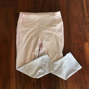 Outdoor Voices 3/4 Two-toned pink leggings